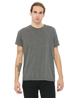 Bella + Canvas 3650 Men Unisex Poly-Cotton Short-Sleeve T-Shirt