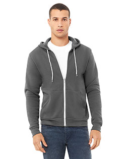 Bella + Canvas 3739 Men Bella 3739  Poly-Cotton Fleece Full-Zip Hoodie