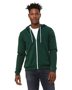 Bella + Canvas 3739 Men Bella 3739   Poly-Cotton Fleece Full-Zip Hoodie