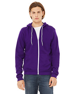 Bella + Canvas 3739 Men Bella 3739   Poly-Cotton Fleece Full-Zip Hoodie