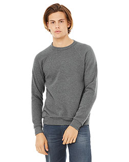 Bella + Canvas 3901 Sponge Fleece Raglan Crewneck Sweatshirt