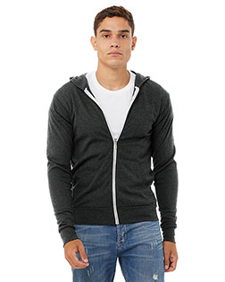 Bella + Canvas 3939 Men 5.6 Oz. Triblend Lightweight Hoodie