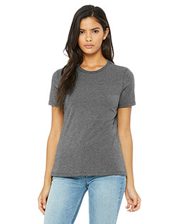 Bella + Canvas 6400CVC Ladies' Relaxed Heather CVC Short-Sleeve T-Shirt In Big & Tall Sizes
