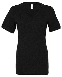 Bella + Canvas 6405CVC Women's Relaxed Heather CVC V-Neck Tee