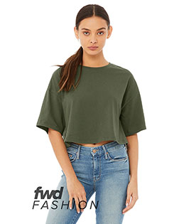 Bella + Canvas 6482  Women's Jersey Crop Tee