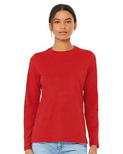 Bella + Canvas 6500 Women’s Jersey Long Sleeve Tee In Big & Tall Sizes