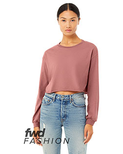 Bella + Canvas 6501B  FWD Fashion Ladies' Cropped Long-Sleeve T-Shirt