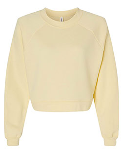 Bella + Canvas 7505  Women's Raglan Pullover Fleece