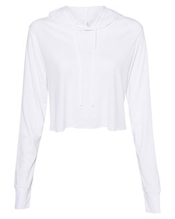 Bella + Canvas 8512 Women’s Triblend Crop Long Sleeve Hoodie