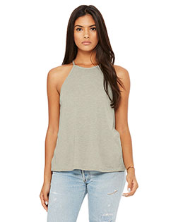 Bella + Canvas 8809 Women's Flowy High-Neck Tank at BigNTallApparel