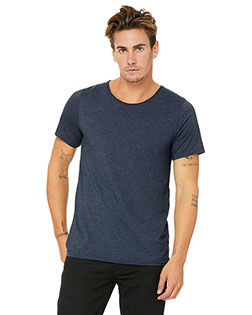 Bella + Canvas B3014 Men 's Jersey Raw Neck T-Shirt at BignTallApparel