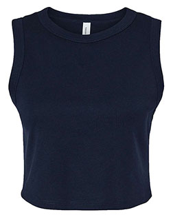 Bella + Canvas 1013 Women's Micro Rib Muscle Crop Tank