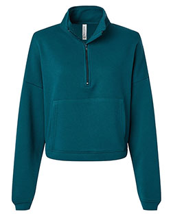 Bella + Canvas 3953  Women’s Sponge Fleece Half Zip Pullover