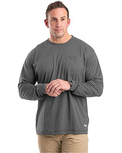 Berne BSM39 Men's Performance Long Sleeve Pocket T-Shirt At BigNTallApparel