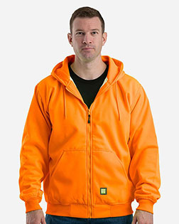 Berne HVF101 Men's Heritage Thermal-Lined Full-Zip Hooded Sweatshirt At BigNTallApparel
