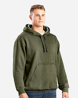 Berne SP418 Men's Heritage Zip Pocket Hooded Sweatshirt