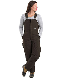 Berne WB515 Women's Softstone Duck Insulated Bib Overall At BigNTallApparel
