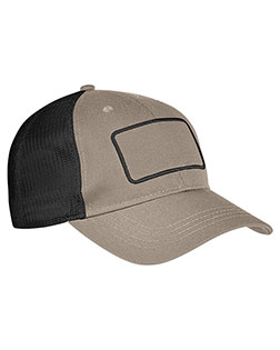 Big Accessories BA656T Men Patch Trucker Cap