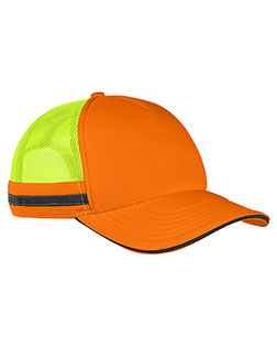 Big Accessories BA661 Men Safety Trucker Cap