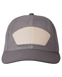 Big Accessories BA682 Men All-Mesh Patch Trucker Hat