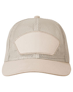 Big Accessories BA682 Men All-Mesh Patch Trucker Hat