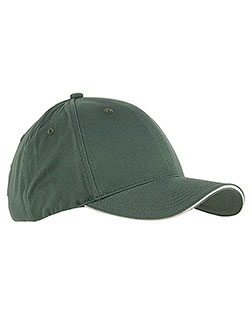 Big Accessories BX004 Men 6-Panel Twill Sandwich Baseball Cap In Big & Tall Sizes