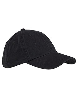 Big Accessories BX005 Men 6-Panel Washed Twill Low-Profile Cap