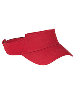 Big Accessories BX006 Men Cotton Twill Visor at BigNTallApparel