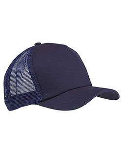 Big Accessories BX010 Men 5-Panel Twill Trucker Cap