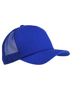 Big Accessories BX010 Men 5-Panel Twill Trucker Cap In Big & Tall Sizes
