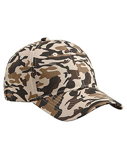 Big Accessories BX024 Men Structured Camo Hat