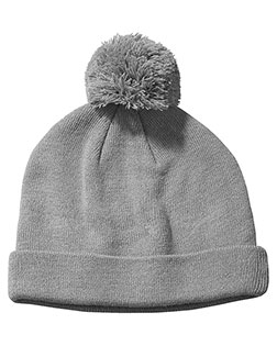 Big Accessories BX028 Women Knit Pom Beanie at BignTallApparel