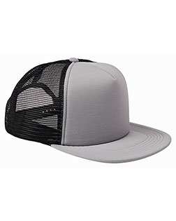 Big Accessories BX030 Women 5-Panel Foam Front Trucker Cap at BigNTallApparel