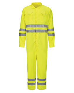 Bulwark CMD8 Hi-Vis Deluxe Coverall with Reflective Trim - CoolTouch® 2 - 7 oz.