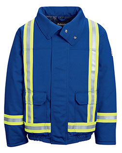 Bulwark JNJTL Lined Bomber Jacket with Reflective Trim - Nomex® IIIA - Long Sizes