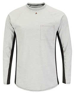 Bulwark MPS8 Long Sleeve FR Two-Tone Base Layer with Concealed Chest Pocket - EXCEL FR