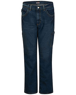 Bulwark PSJ6 Men's Stretch Denim Dungaree Jeans At BigNTallApparel
