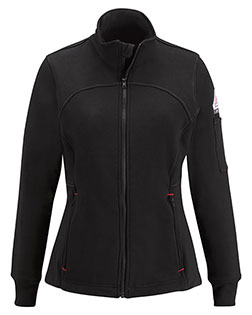 Bulwark SEZ3 Women's Zip Front Fleece Jacket-Cotton/Spandex Blend In Big & Tall Sizes