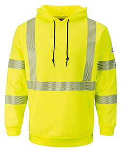 Bulwark SMH4 Hi-Visibility Pullover Hooded Fleece Sweatshirt