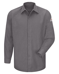 Bulwark SMS2L Concealed-Gripper Pocketless Long Sleeve Shirt - CoolTouch® 2 - Long Sizes