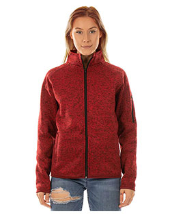 Burnside 5901 Women's Sweater Knit Jacket