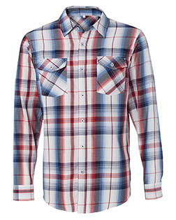 Burnside 8202  Long Sleeve Plaid Shirt