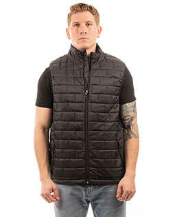Burnside 8703BU  Adult Box Quilted Puffer Vest