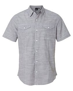 Burnside 9247  Textured Solid Short Sleeve Shirt