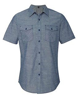 Burnside 9255  Chambray Short Sleeve Shirt