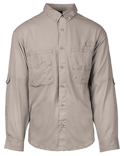 Burnside B2299  Men's Functional Long-Sleeve Fishing Shirt