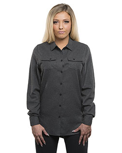 Burnside B5200  Ladies' Solid Flannel Shirt
