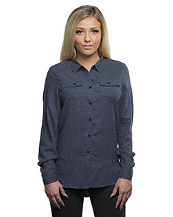 Burnside B5200  Ladies' Solid Flannel Shirt