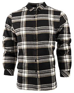 Burnside B5212 Ladies' Yarn-Dyed Long Sleeve Plaid Flannel Shirt at Bigntall Apparel