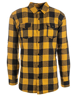 Burnside B8210  Men's Plaid Flannel Shirt